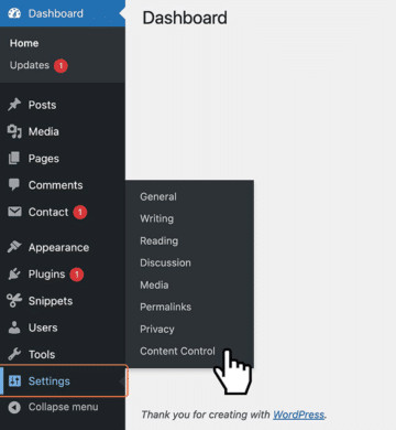 Content Control Bar Basic Troubleshooting Guide - Content Control Plugin